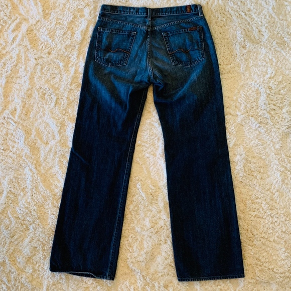 Sold! 7 FOR ALL MANKIND RELAXED BUTTON FLY JEANS - Picture 4 of 8